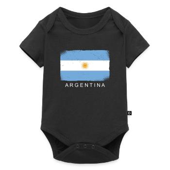 Argentina Flag South America Argentine Flag - Baby Premium short-sleeve bodysuit - black - Front