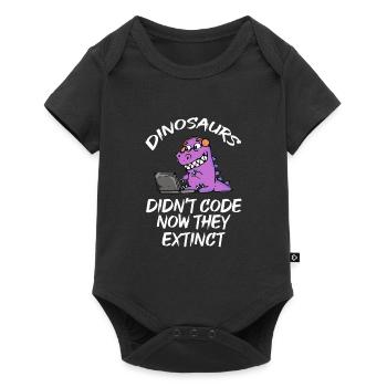 Informaticien / programmeur / programmation - Body à manches courtes Premium Bébé - noir - Devant