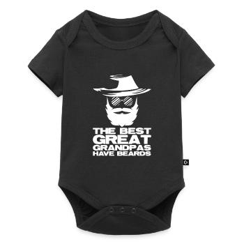 Great-grandfather great-grandfather great-grandson - Baby Premium short-sleeve bodysuit - black - Front
