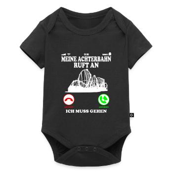 Roller Coaster Shirt Calls to Saying - Baby Premium short-sleeve bodysuit - black - Front