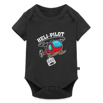 Hélicoptère Pilote RC Hélicoptère Pilote - Body à manches courtes Premium Bébé - noir - Devant