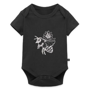 Bee Wasp Bumblebee Beekeeper Nature Conservation Environment Organic - Baby Premium short-sleeve bodysuit - black - Front
