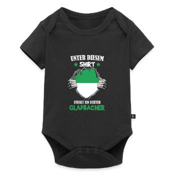 Mönchengladbach Fanartikel - Baby Premium Kurzarmbody - Schwarz - Vorne