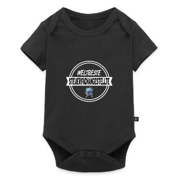 Steuerfachangestellte Steuerberatung - Baby Premium Kurzarmbody - Schwarz - Vorne