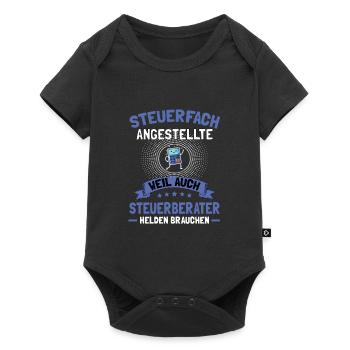 Steuerfachangestellte Steuerberatung - Baby Premium Kurzarmbody - Schwarz - Vorne