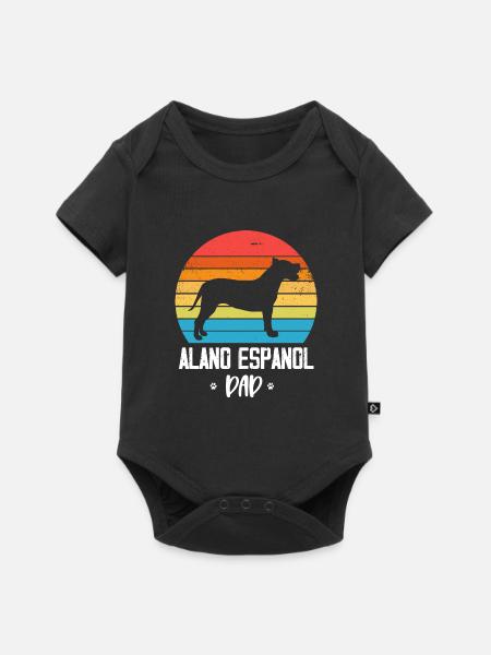Alano Espanol - Baby Premium Kurzarmbody - Schwarz