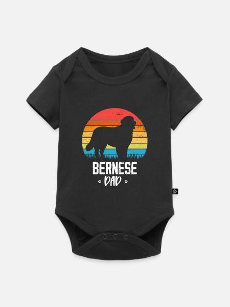 Berner Sennenhund - Baby Premium Kurzarmbody - Schwarz