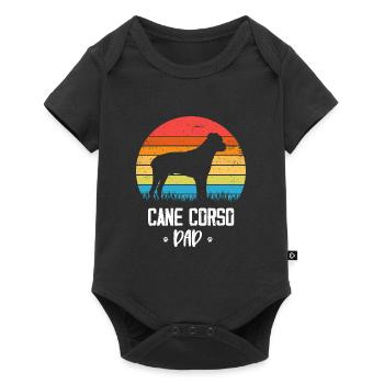 Cane Corso - Baby Premium Kurzarmbody - Schwarz - Vorne