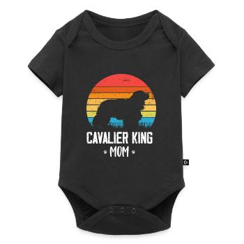 Cavalier King Charles Spaniel Cadeau - Body à manches courtes Premium Bébé - noir - Devant