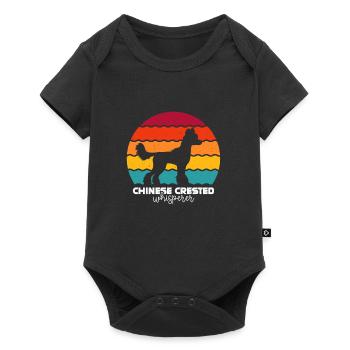 Chinese Crested Dog Chinesischer Schopfhund - Baby Premium short-sleeve bodysuit - black - Front