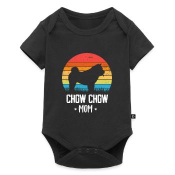 Chow Chow - Baby Premium Kurzarmbody - Schwarz - Vorne