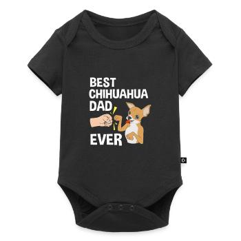 Chihuahua - Body à manches courtes Premium Bébé - noir - Devant