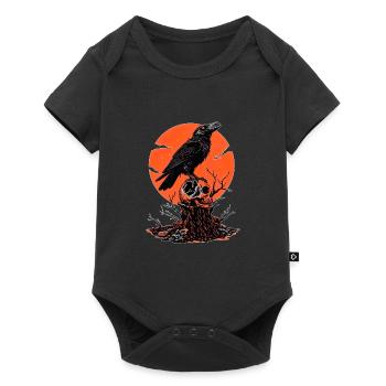 Gothik Okkult Satan Gotik Schwarze Szene Wicca - Baby Premium Kurzarmbody - Schwarz - Vorne