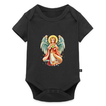 Russische Tradition Weihnachten - Baby Premium Kurzarmbody - Schwarz - Vorne