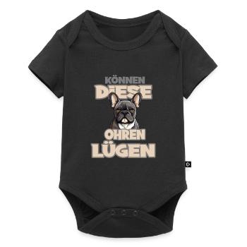 Können Diese Ohren Lügen? - Baby Premium Kurzarmbody - Schwarz - Vorne