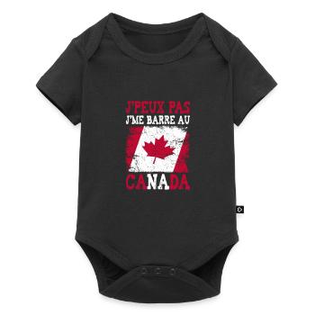 I can't get stuck in Canada - Baby Premium short-sleeve bodysuit - black - Front