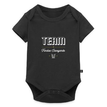 Team Fondue Savoyarde. Pour les fans de fondue - Body à manches courtes Premium Bébé - noir - Devant