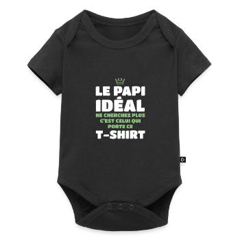 The ideal Grandpa, look no further, is me - Baby Premium short-sleeve bodysuit - black - Front
