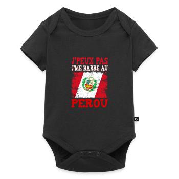 I can't get stuck in Peru - Baby Premium short-sleeve bodysuit - black - Front