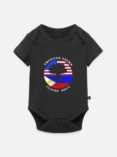 Philippinisch Philippinen - Baby Premium Kurzarmbody - Schwarz