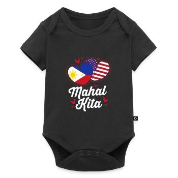 Philippinisch Philippinen - Baby Premium Kurzarmbody - Schwarz - Vorne