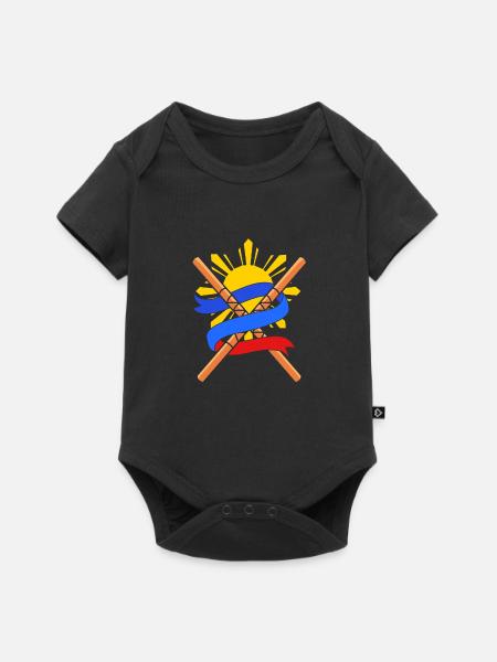 Philippinisch Philippinen - Baby Premium Kurzarmbody - Schwarz