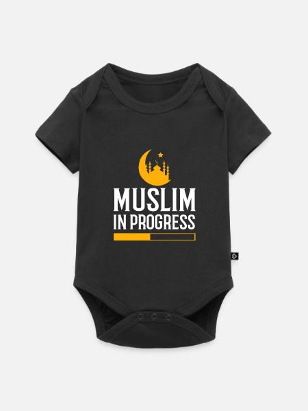 Muslim - Baby Premium Kurzarmbody - Schwarz