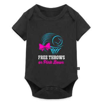 Gender Reveal - Baby Premium Kurzarmbody - Schwarz - Vorne
