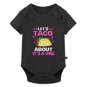 Gender Reveal - Baby Premium Kurzarmbody - Schwarz - Vorne