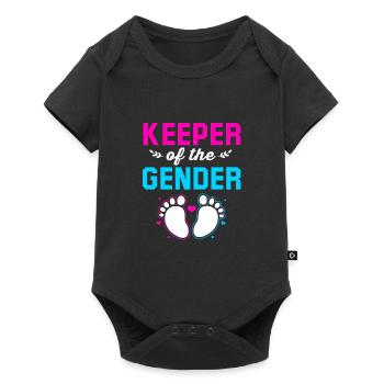 Gender Reveal Babyshower - Baby Premium short-sleeve bodysuit - black - Front