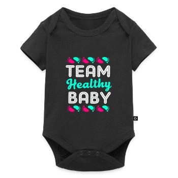 Gender Reveal - Baby Premium Kurzarmbody - Schwarz - Vorne