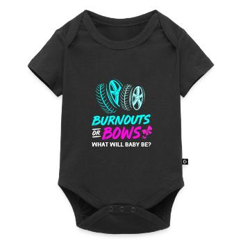 Gender Reveal Babyshower - Baby Premium short-sleeve bodysuit - black - Front