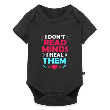 School psychologist - Baby Premium short-sleeve bodysuit - black - Front
