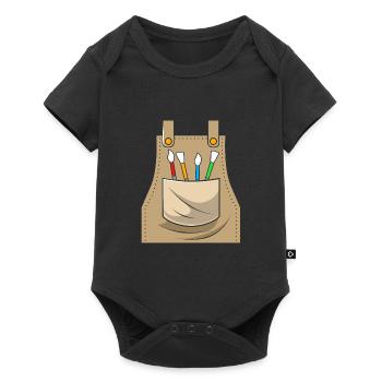 Painter - Baby Premium short-sleeve bodysuit - black - Front