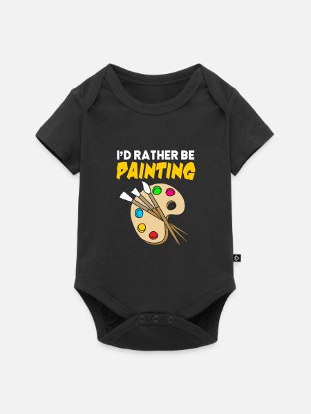 Maler - Baby Premium Kurzarmbody - Schwarz