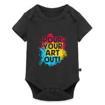 Peintre - Body à manches courtes Premium Bébé - noir - Devant