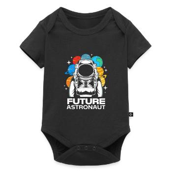 Universum Sonnensystem - Baby Premium Kurzarmbody - Schwarz - Vorne