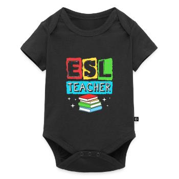 English Teacher English Teacher - Baby Premium short-sleeve bodysuit - black - Front