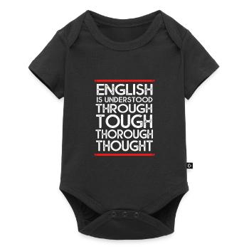 English Teacher English Teacher - Baby Premium short-sleeve bodysuit - black - Front