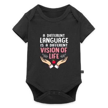 Professeur d’anglais Professeur d’anglais - Body à manches courtes Premium Bébé - noir - Devant