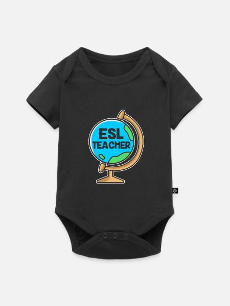 Englischlehrerin Englisch Lehrer - Baby Premium Kurzarmbody - Schwarz