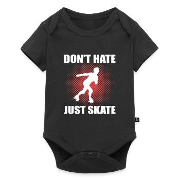 Roller Skating Roller Skates Inline Skates - Baby Premium short-sleeve bodysuit - black - Front