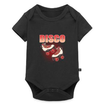 Roller Skating Roller Skates Inline Skates Disco - Baby Premium short-sleeve bodysuit - black - Front