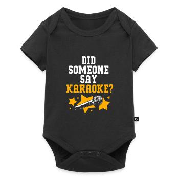 Karaoké - Body à manches courtes Premium Bébé - noir - Devant