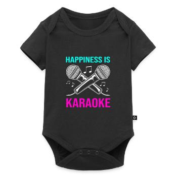 Karaoké - Body à manches courtes Premium Bébé - noir - Devant