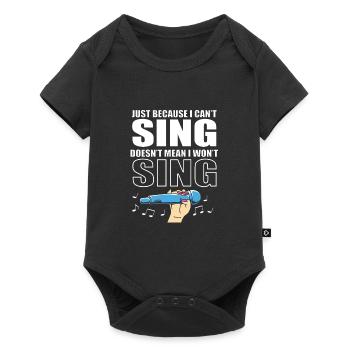 Karaoké - Body à manches courtes Premium Bébé - noir - Devant
