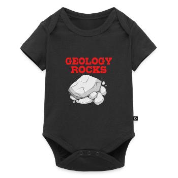 Géologue - Body à manches courtes Premium Bébé - noir - Devant