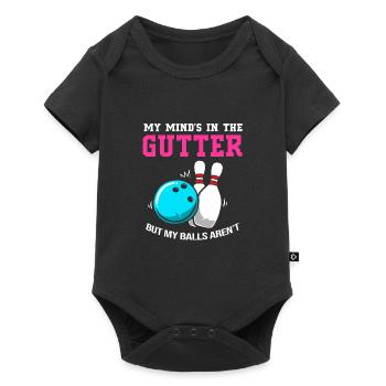 Bowling Bowler Bowling Skittles Bowling Ball - Baby Premium short-sleeve bodysuit - black - Front