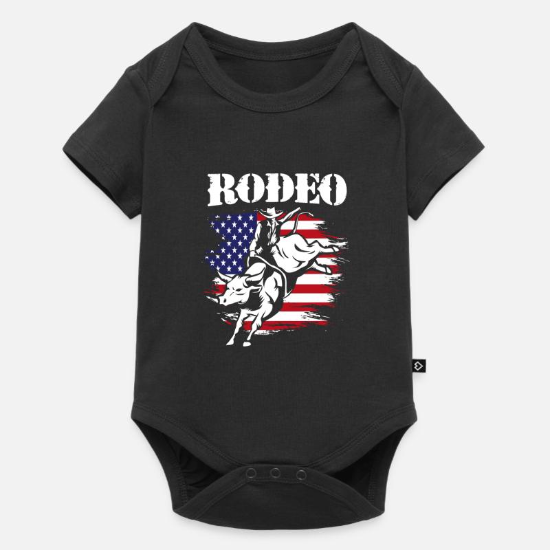 Rodéo - Body à manches courtes Premium Bébé - noir