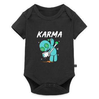 Voodoo Karma - Baby Premium short-sleeve bodysuit - black - Front